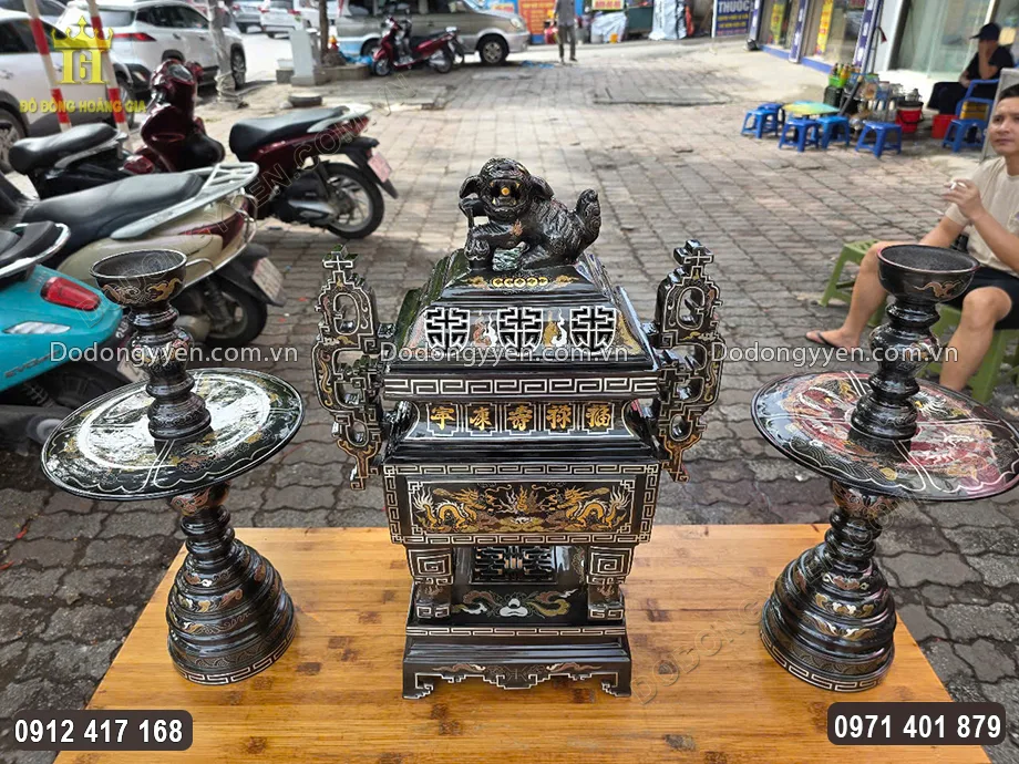 Hình ảnh bộ ngũ sự từ trên cao nhìn xuống